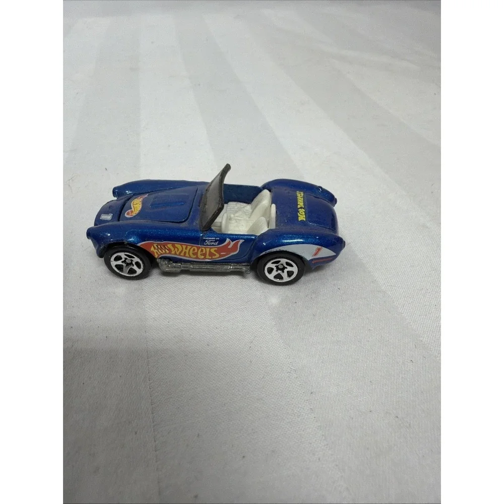Vintage HOT WHEELS SHELBY COBRA MADE MALAYSIA 1982 METALLIC BLUE